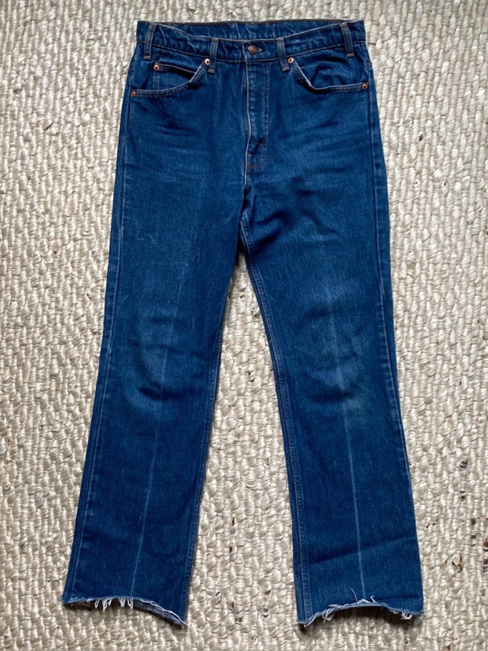 Vintage Orange Tab Levi's 517 jeans